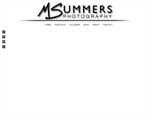 Tablet Screenshot of msummersphotography.com